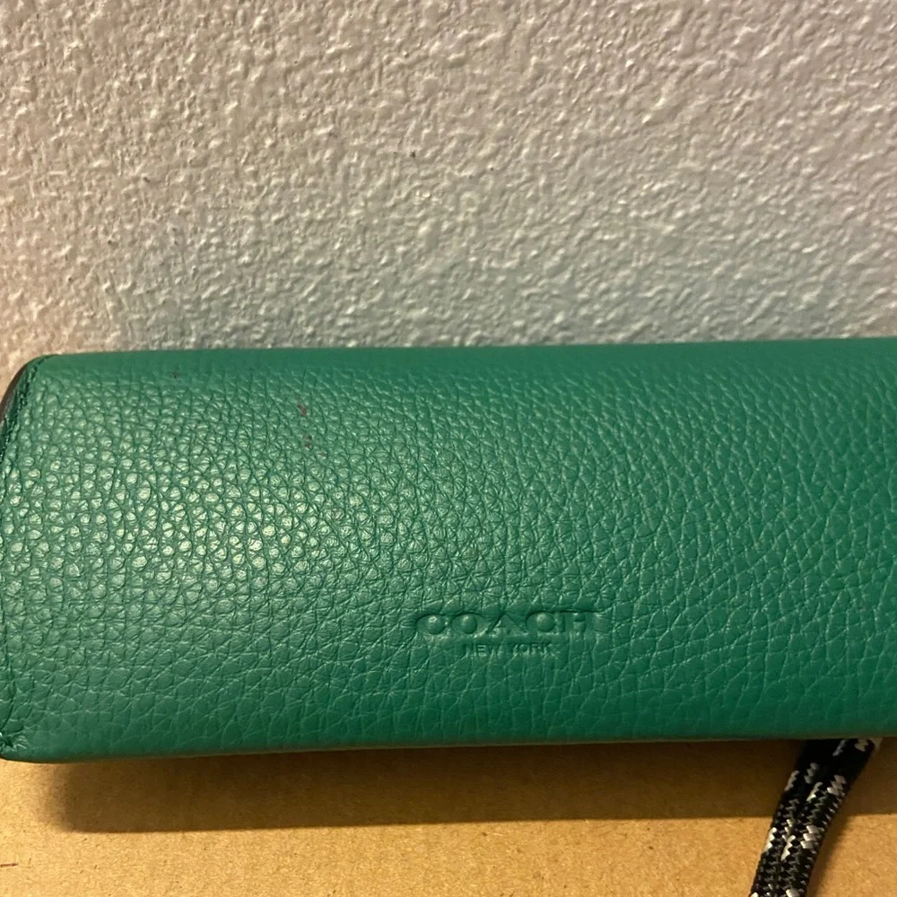 COACH Sunglasses Case w/ Wristlet